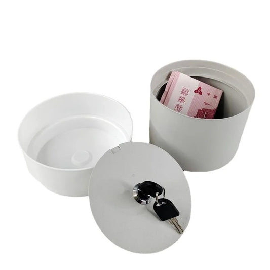 SecretPot™ – Flower Pot with Hidden Safe & Key Lock