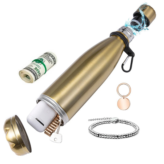 SecretBottle™ – Water Bottle with Hidden Safe Compartment