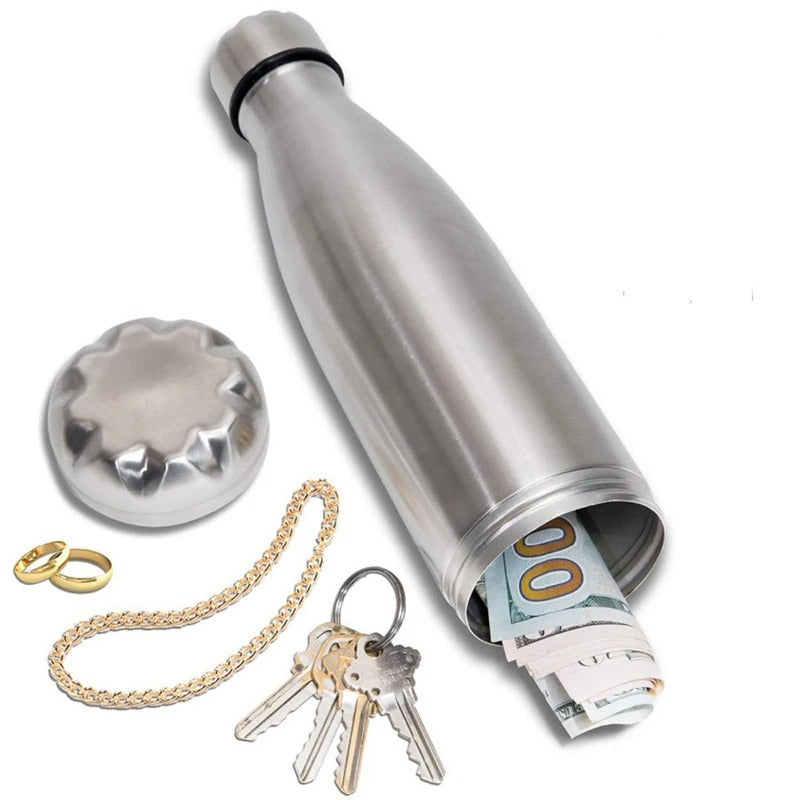 SecretBottle™ – Water Bottle with Hidden Safe Compartment