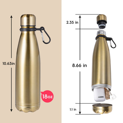 SecretBottle™ – Water Bottle with Hidden Safe Compartment